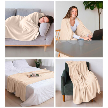 Manta Pijama Polar Manga Bolsillo Suave 185x175cm Vst007007-ka