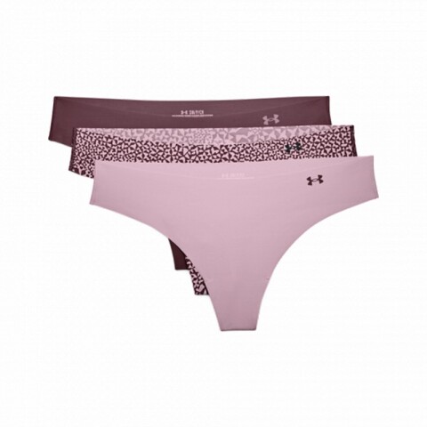 Bombacha Under Armour Thong Pack 3 Rosa