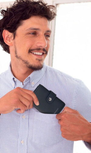 TARJETERO TIZIANO ANTI CLONACION NEGRO