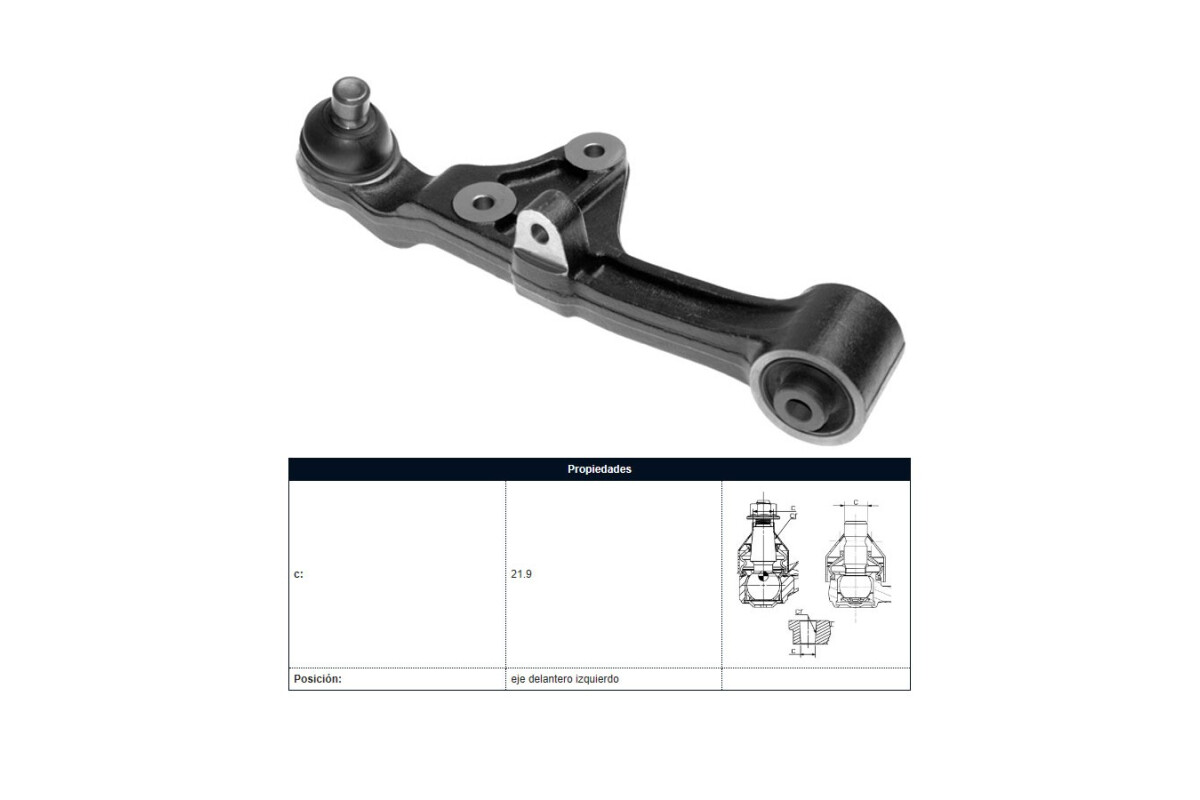 Brazo De Suspensión Kia Carnival 05-25 Izq Brazo De Suspensión Kia Carnival 05-25 Izq