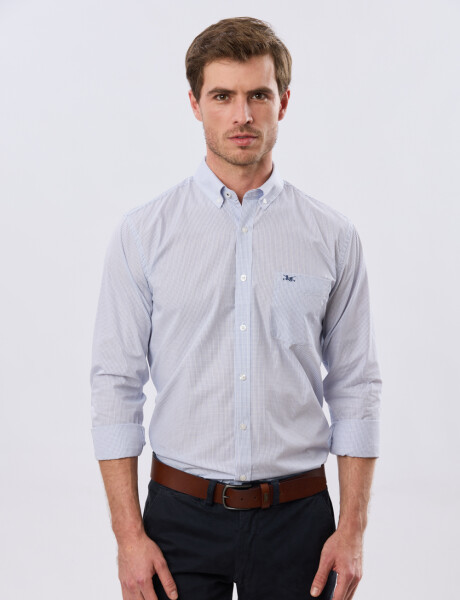 CAMISA CUADROS Azul