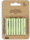 Pilas EIMILL recargables AA 4 unidades Pilas EIMILL recargables AA 4 unidades