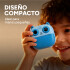 Camara De Fotos Buho Infantil Impresion Instantanea Polaroid Variante Color Azul