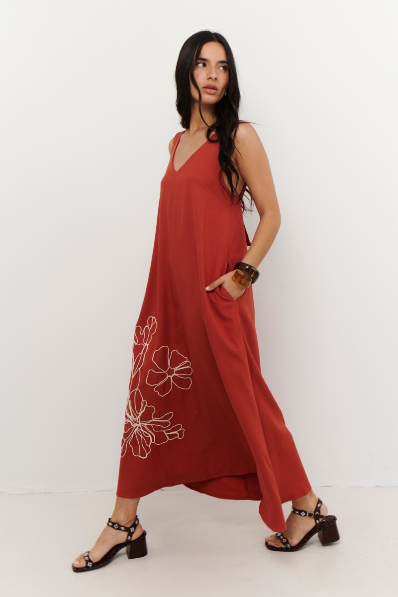 VESTIDO AMAPOLA ROJO