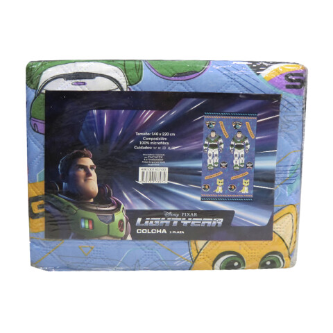 Colcha Infantil Buzz Lightyear 1 Plaza 100% Microfibra U