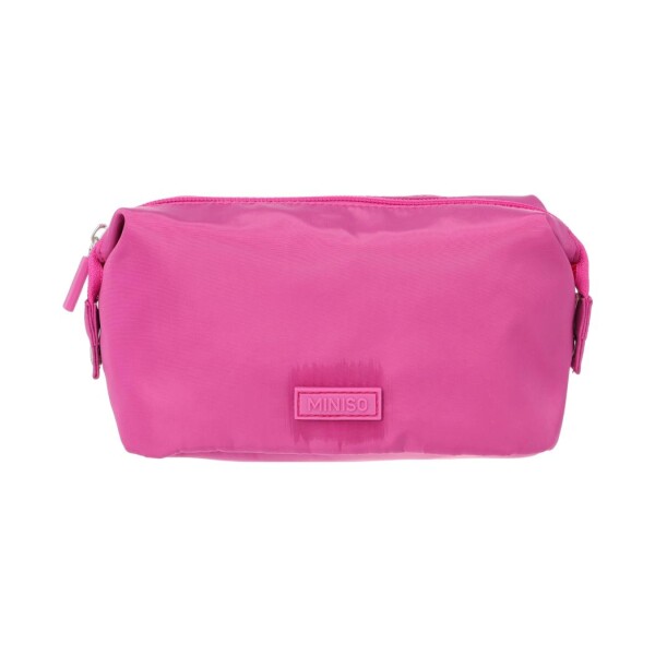Necessaire doble cierre rosa