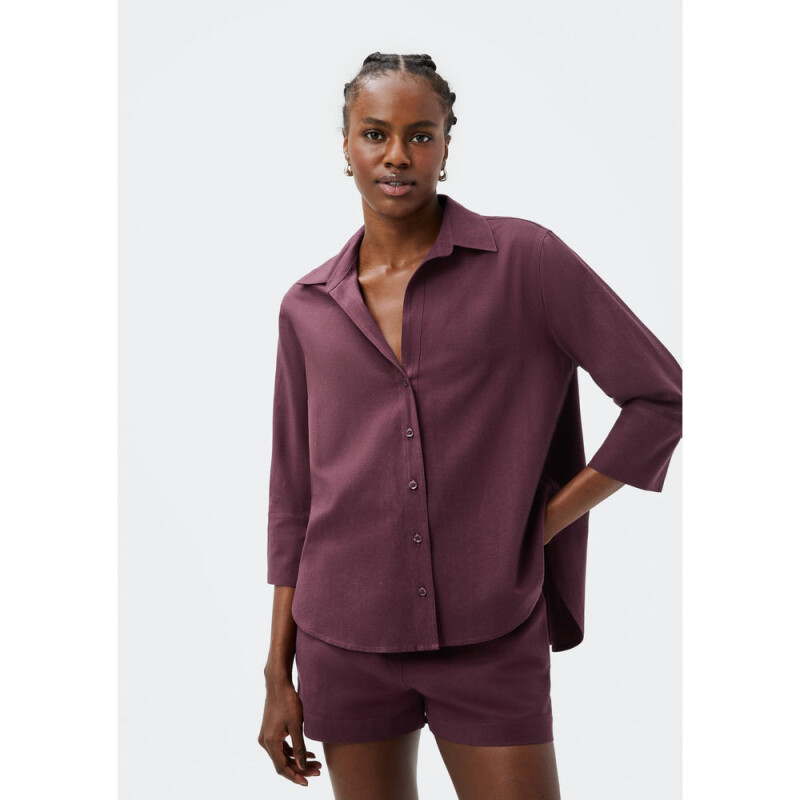 CAMISA FEM AZUL MEDIO