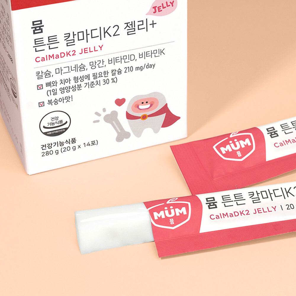 Jelly de Calcio, Magnesio y Vitamina D+K2 MUM Jelly de Calcio, Magnesio y Vitamina D+K2 MUM