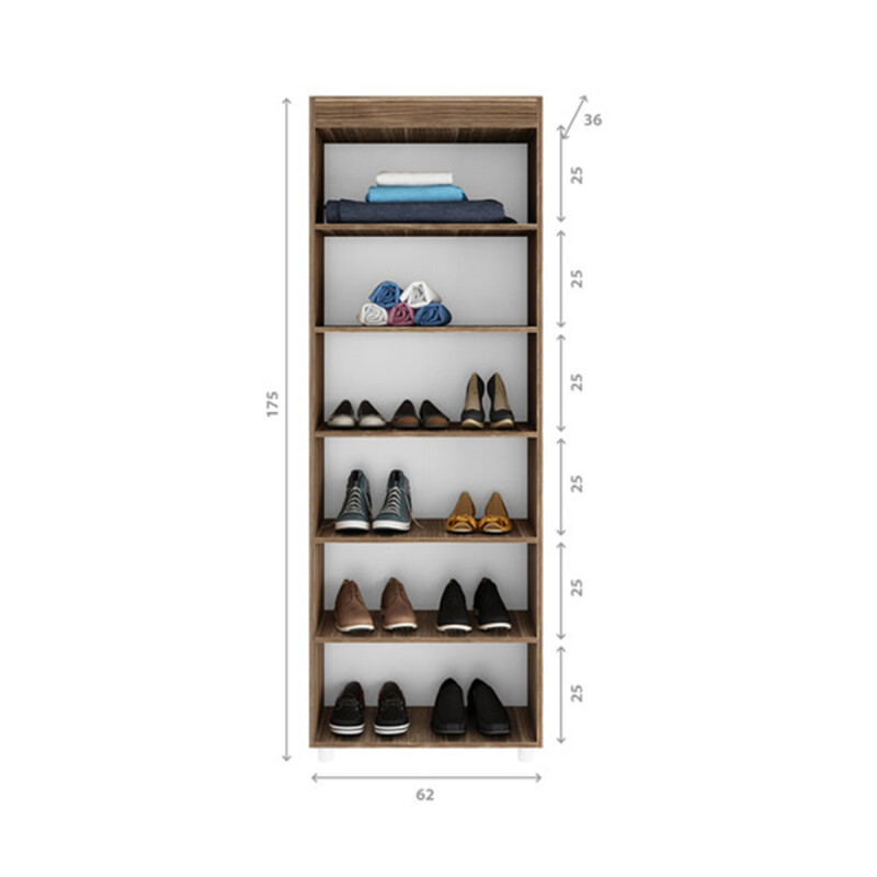 Armario Ropero Multiuso 2 Puertas Biblioteca - La Tentación Color Blanco/Nogal(Pausado) Armario Ropero Multiuso 2 Puertas Biblioteca - La Tentación Color Blanco/nogal(pausado)