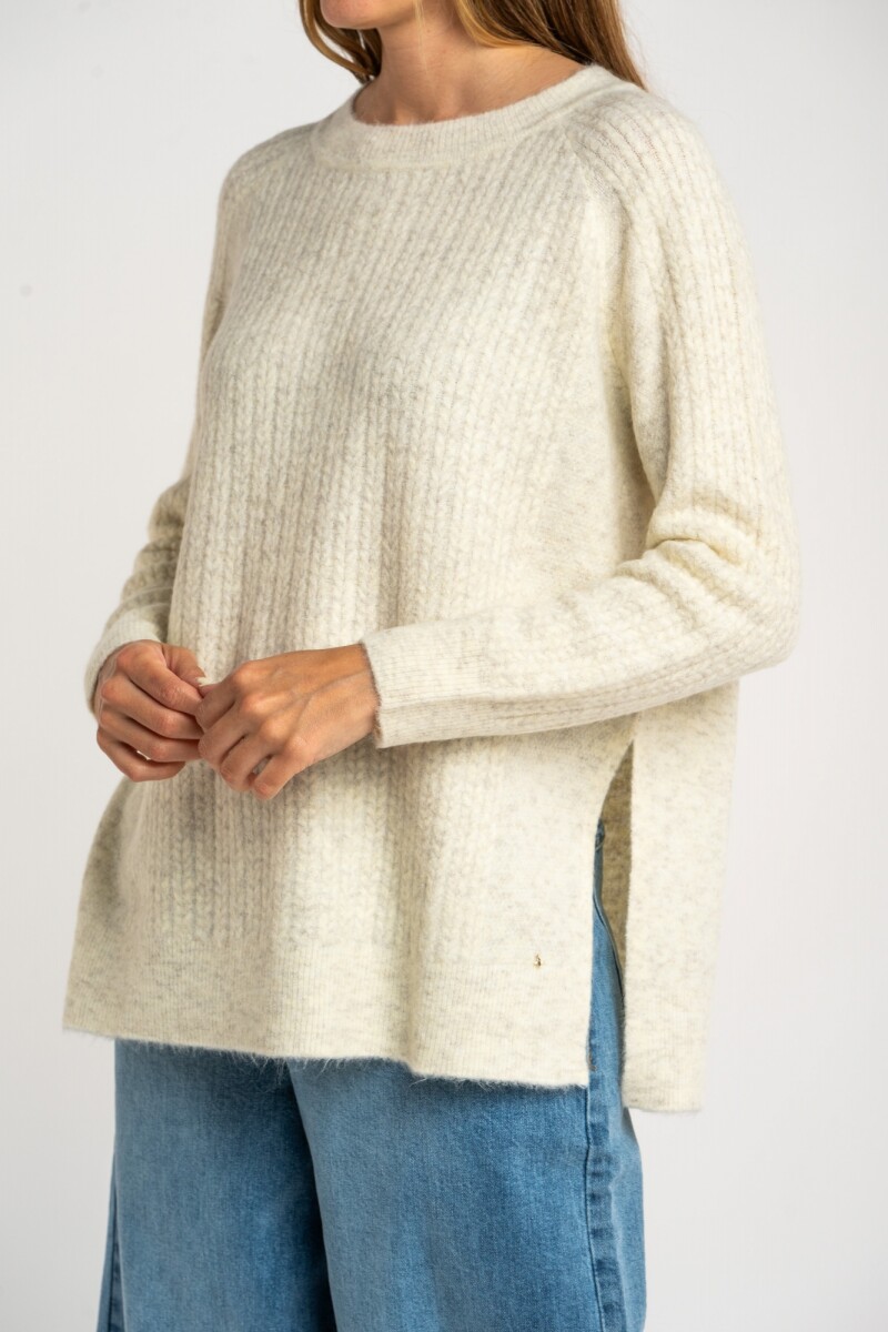Sweater Texturado Nácar