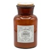 VELA AROMATICA EN FRASCO VIDRIO MARRON Unica