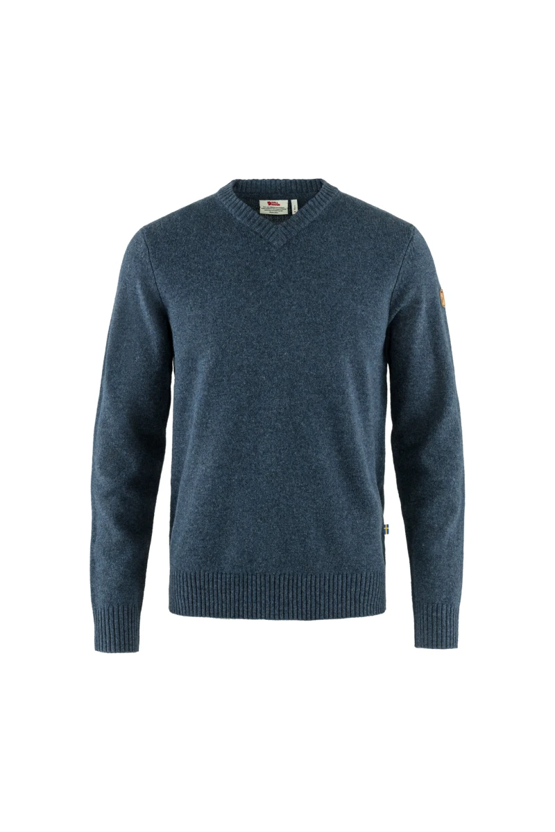 Övik V-neck Sweater M Navy