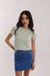 REMERA DOLORES VERDE CLARO
