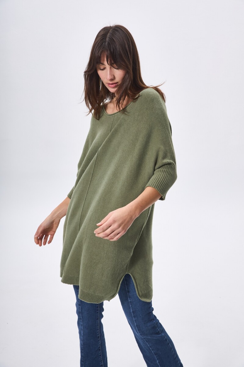 Sweater Orquidea - Verde Oliva 