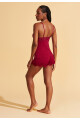 SHORT DOLL CON PUNTILLA ROJO ROMANCE - 2377
