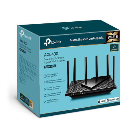 Router TP-Link Archer AX72 AX5400 Dual Band Wifi 6 Mesh Router TP-Link Archer AX72 AX5400 Dual Band Wifi 6 Mesh