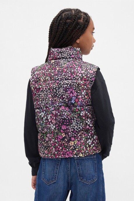 Chaleco Logo Gap Niña Multi Floral