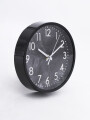 RELOJ PARED BASIC NEGRO