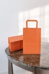 Pack x 50 - bolsa lisa 14x08x20 cm. NARANJA