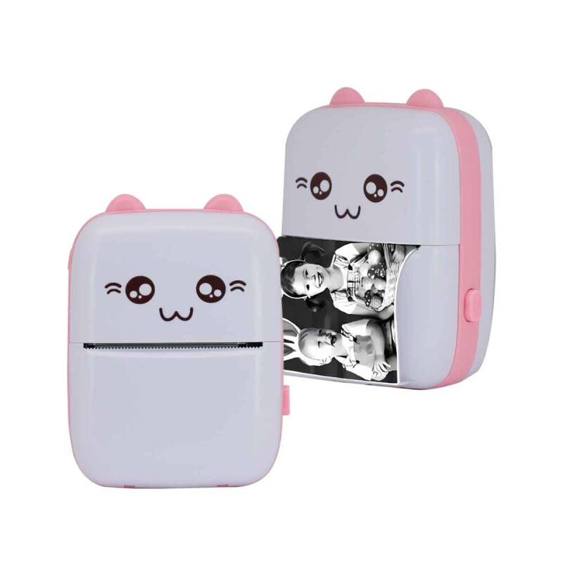 Impresora Térmica Portátil Infantil Bluetooth Rosa Impresora Térmica Portátil Infantil Bluetooth Rosa