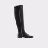 AAHLIYAH BLACK OVERFLOW SMOOTH TEXTILE BLACK