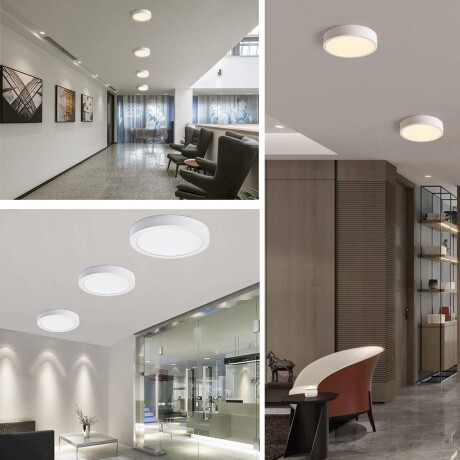 Panel LED 18W, de adosar, aplicar redondo BLANCO POTENZA Panel LED 18W, de adosar, aplicar redondo BLANCO POTENZA