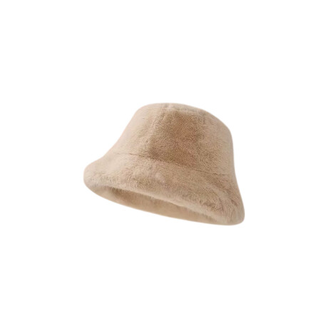 Gorro piluso peluche Beige