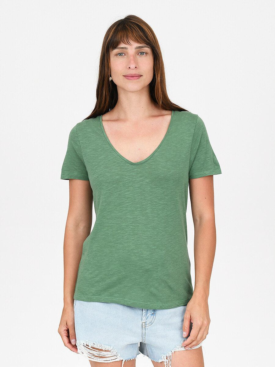 REMERA LUA V - VERDE 
