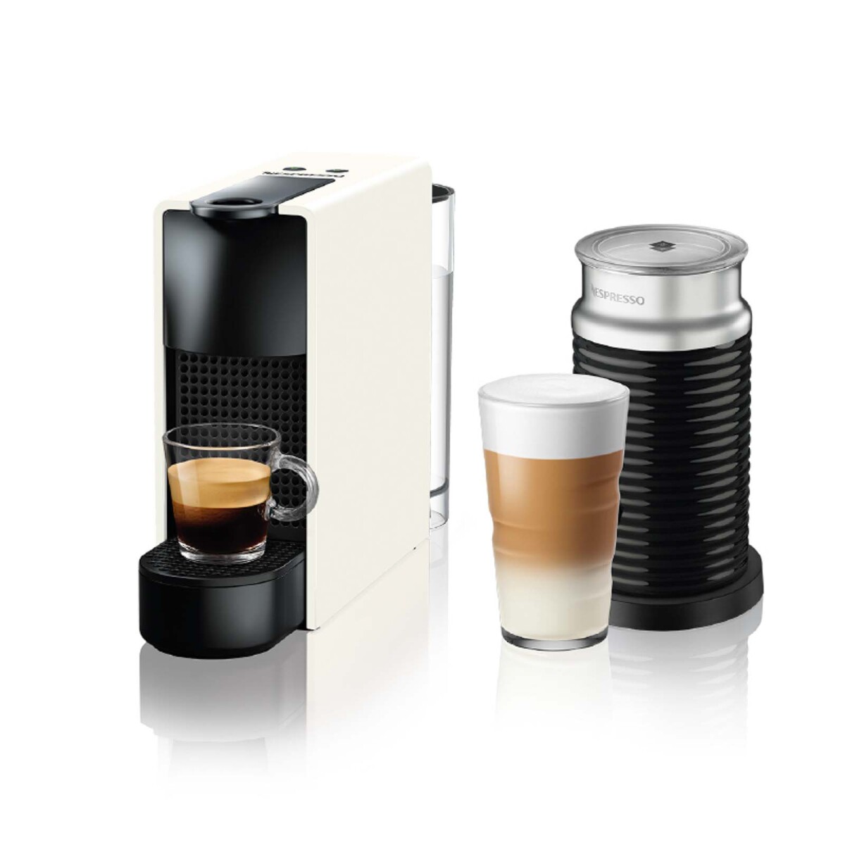 CAFETERA NESPRESSO - ACERO BLANCO ESSENZAC30 AEROCCINOBLACK ESSZCWAERO 