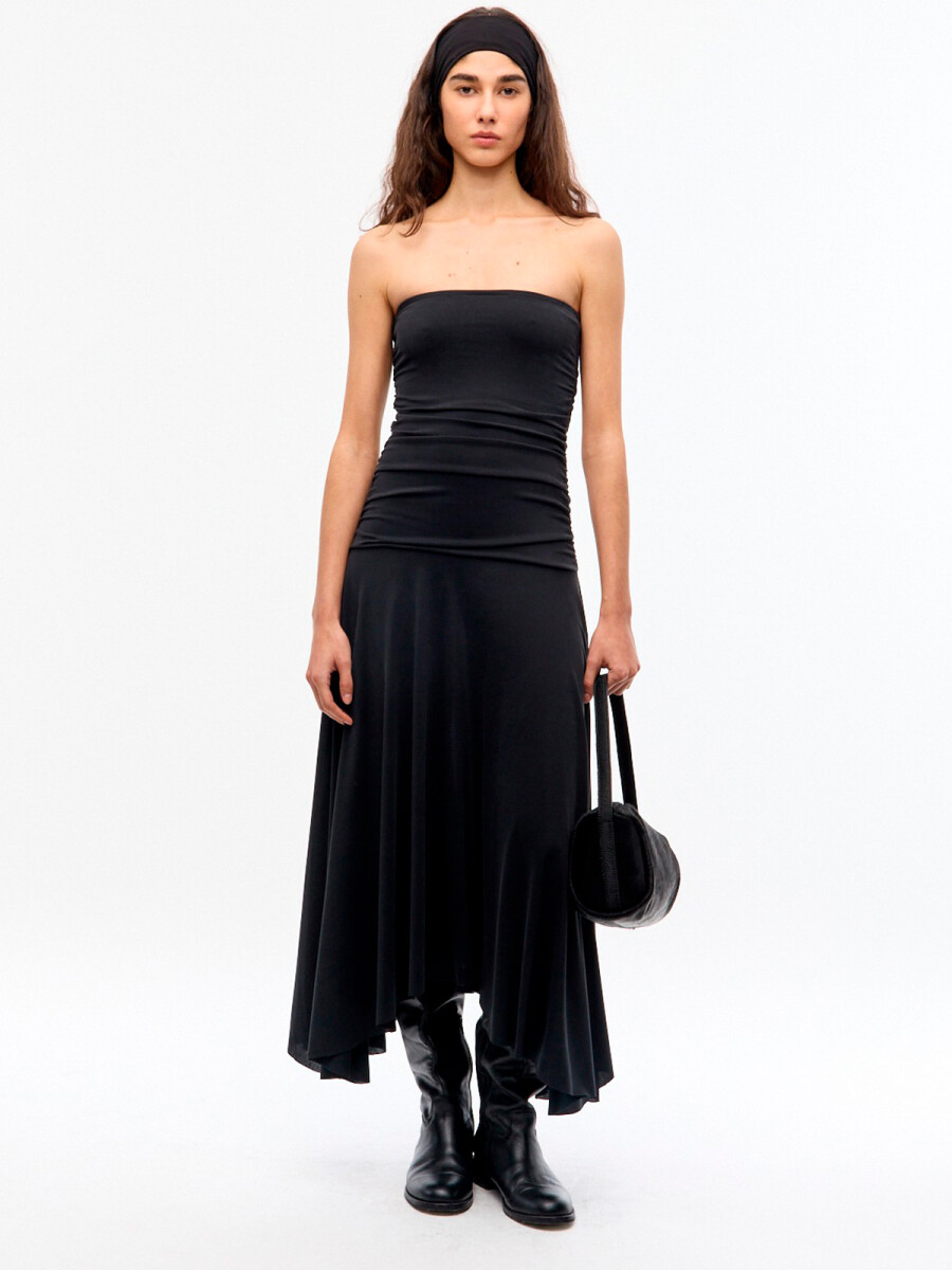 VESTIDO STRAPLESS AGNES 