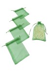 Pack x 200 - Bolsas organza 9x15 cm VERDE