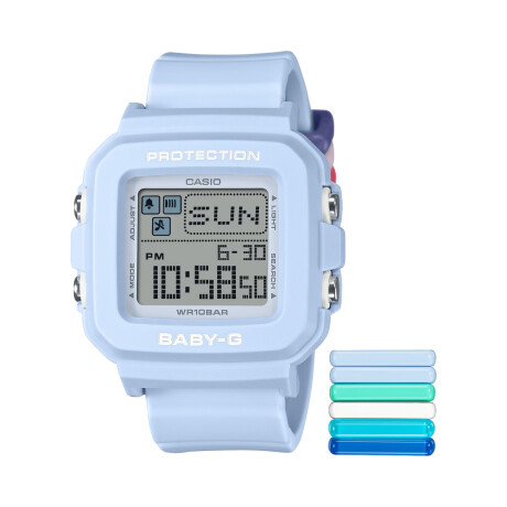 Reloj CASIO BABY-G BGD10L-2DR en Resina Celeste Esfera 43mm 0