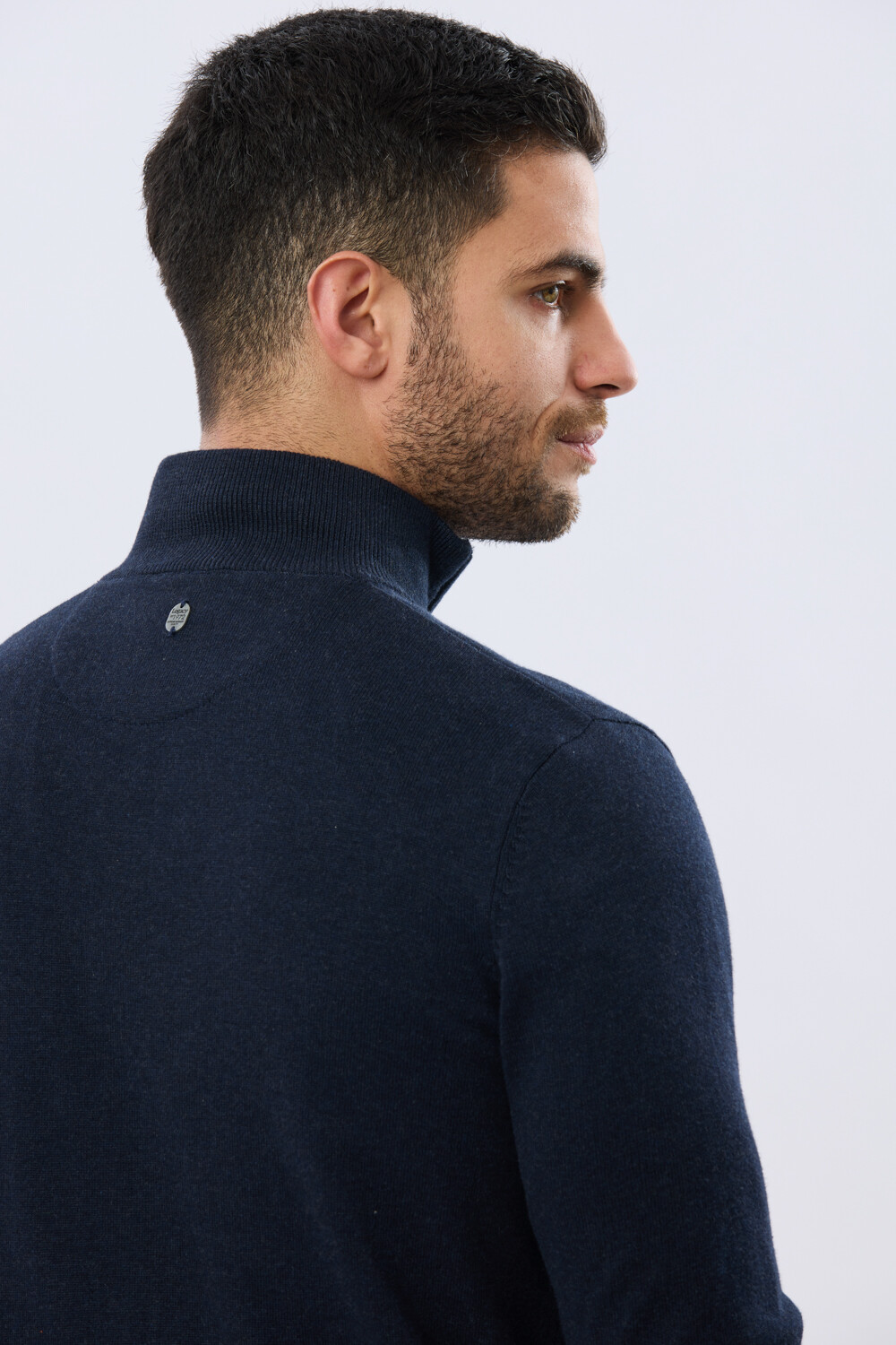 CAMPERA TEJIDA Azul