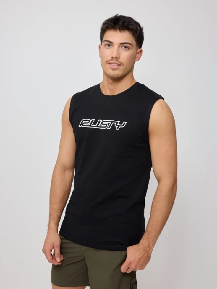 MUSCULOSA RUSTY FARIX - NEGRO 