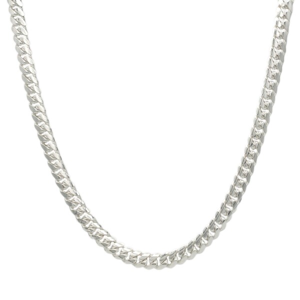 Cadena Cubana-Plata 925-Sin Piedra-CD3070 Sinpiedra