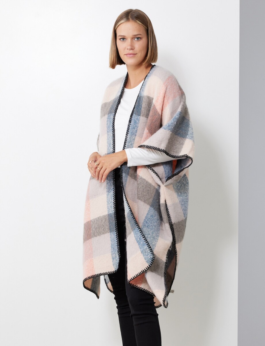 Ruana Cuadros - Multi/rosa 