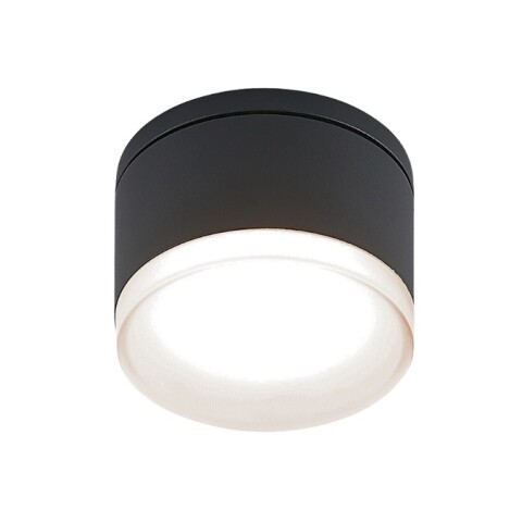 APLIQUE ADO LED P/ TECHO 10W NEGRO 10CM APLIQUE ADO LED P/ TECHO 10W NEGRO 10CM