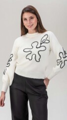 Sweater Flor Blanco