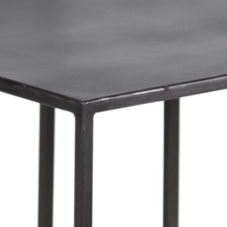 MASA AUXILIAR DE LIVING METAL-VIDRIO-Y-MADERA GRIS SILVER PLATA