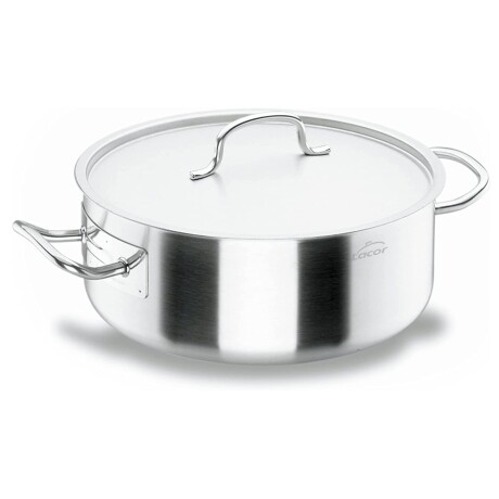 Cacerola inox con tapa 28x11cm 6.7 lts Cacerola inox con tapa 28x11cm 6.7 lts