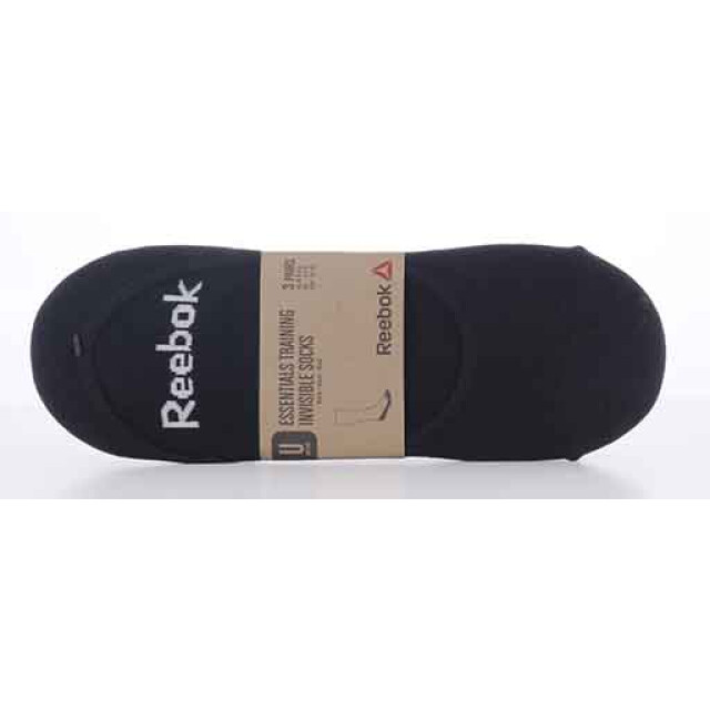 Medias de Mujer Reebok x3 Invisible Negro
