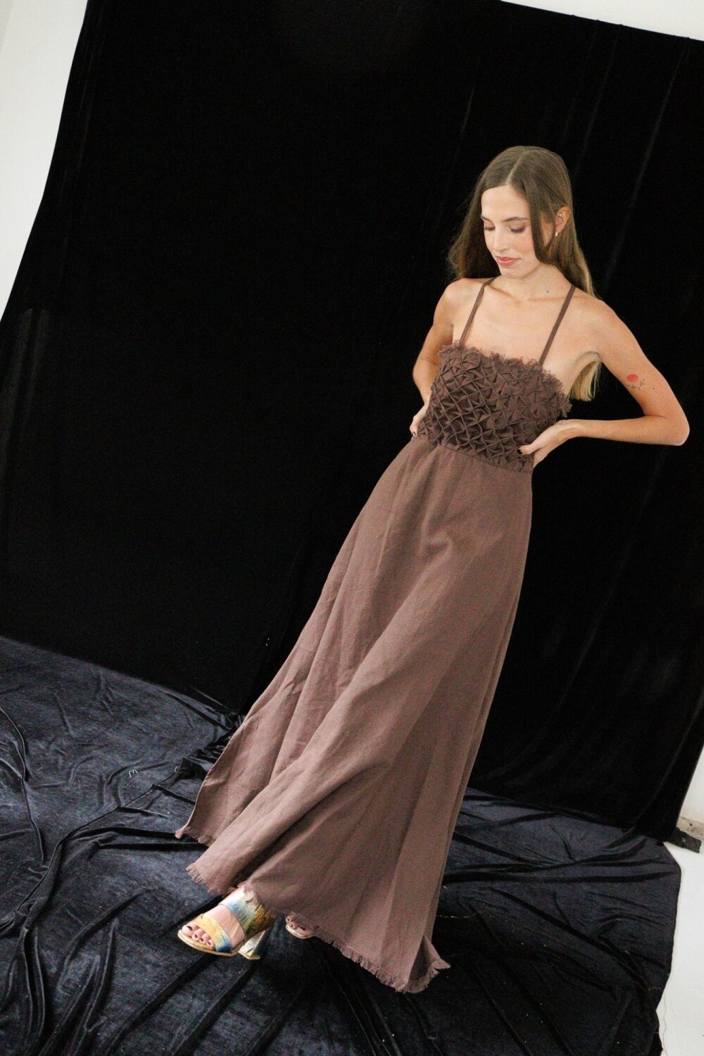 Smock Dress Chocolate