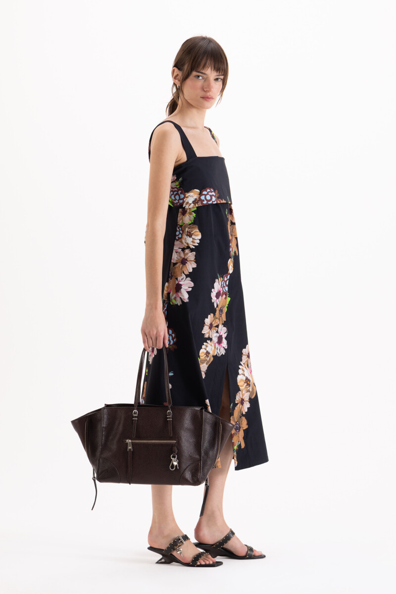 TOTE BARROQUE SMALL Chocolate