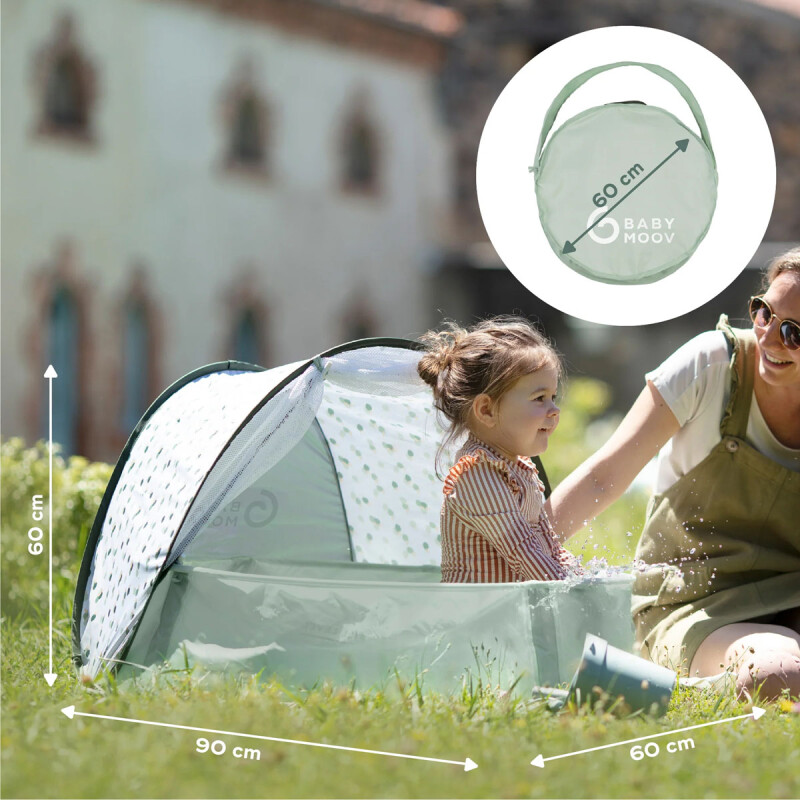 Carpa Zona de juego Anti-UV UPF 50+ Piscina Aquani Provence Baby Moov Carpa Zona de juego Anti-UV UPF 50+ Piscina Aquani Provence Baby Moov