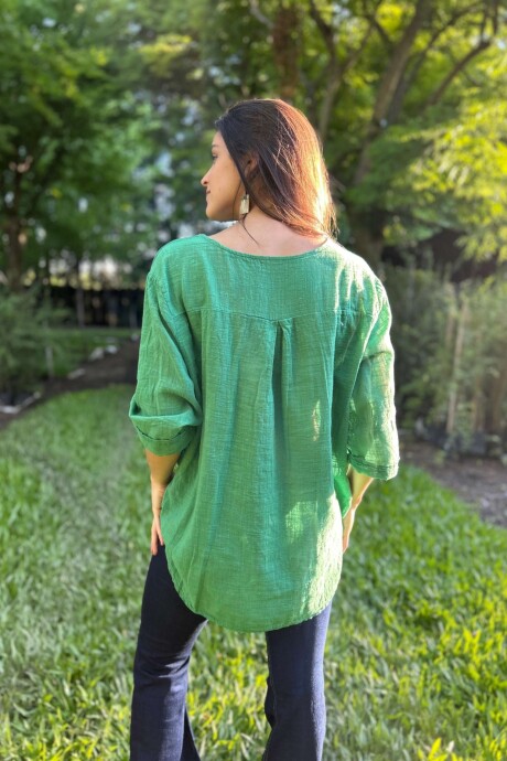 Camisa Edda Verde