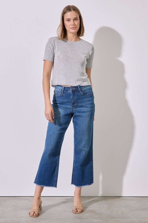 Jean Wide Crop JEAN