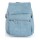Mochila Canva con tapa y doble cierre Azul
