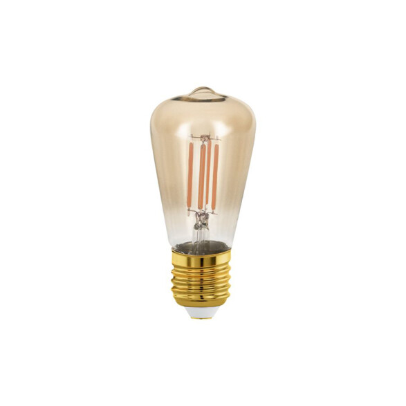 Lámpara LED vintage velón ámbar E27 4W cálida dimm EG5342
