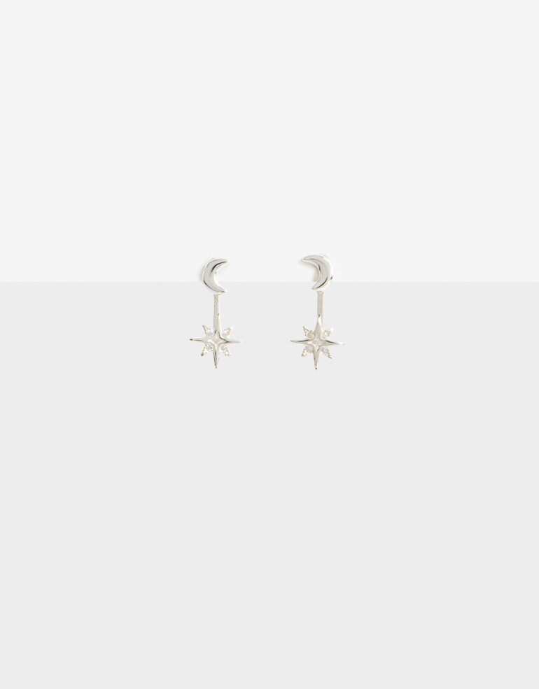 Aros Pasantes Strass Aros Pasantes Plata 925 - Plateado