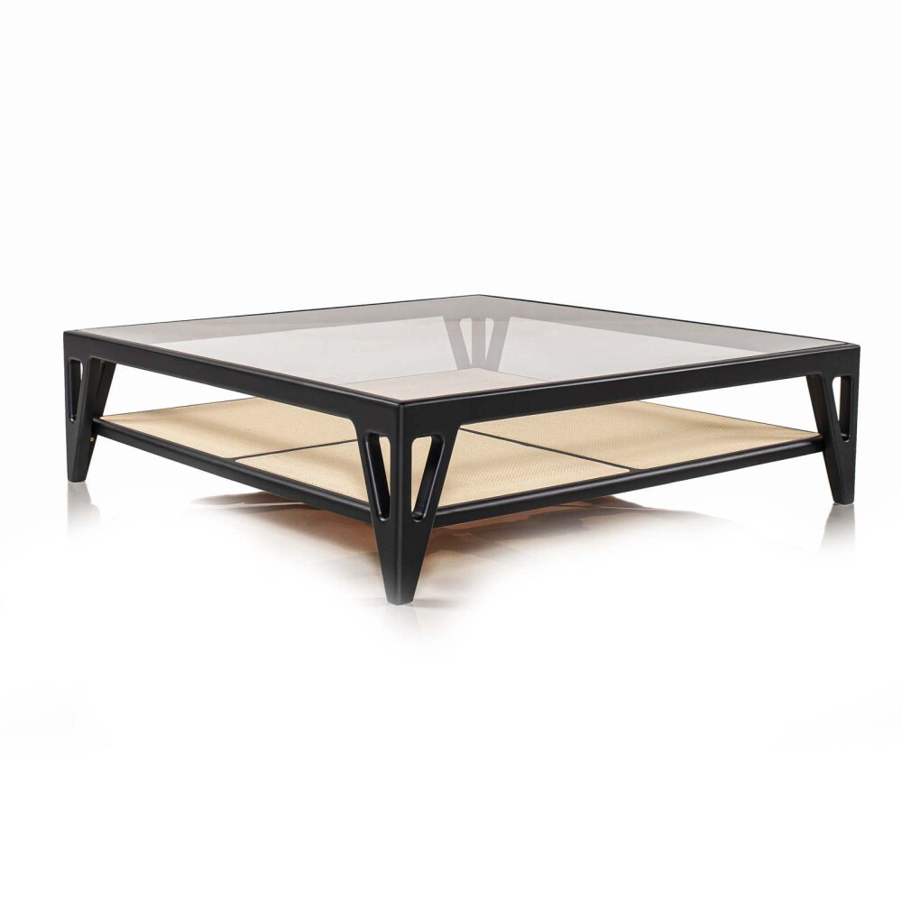 MESA RATONA MADERA-Y-VIDRIO NEGRO ROSA